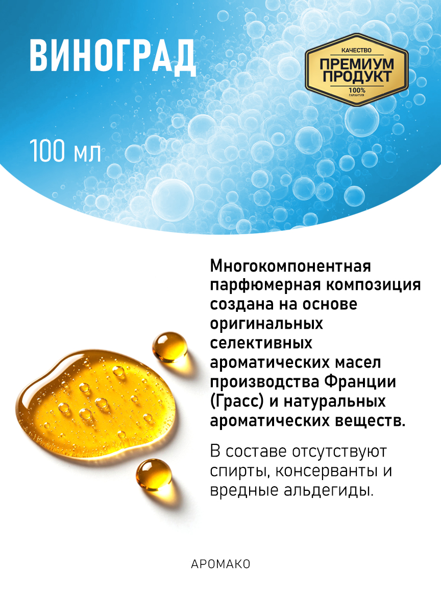 Аромадиффузор «Виноград», 100 мл
