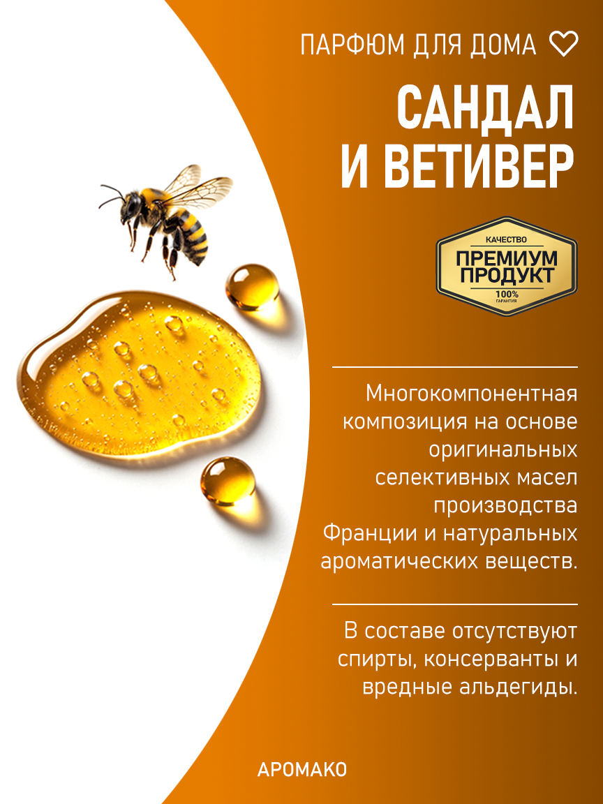 САНДАЛ И ВЕТИВЕР 200 мл