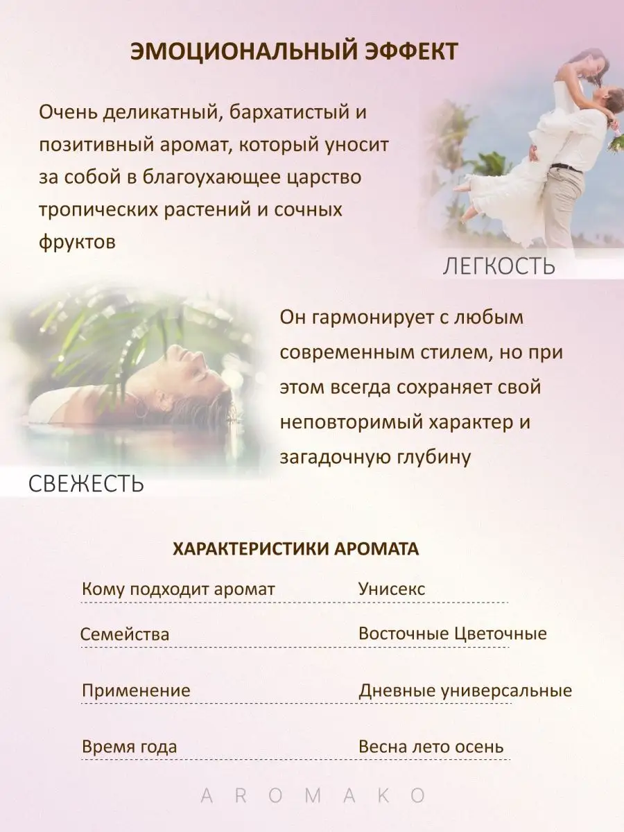 Масляные духи — по мотивам Ex Nihilo, Fleur Narcotique, 3 мл