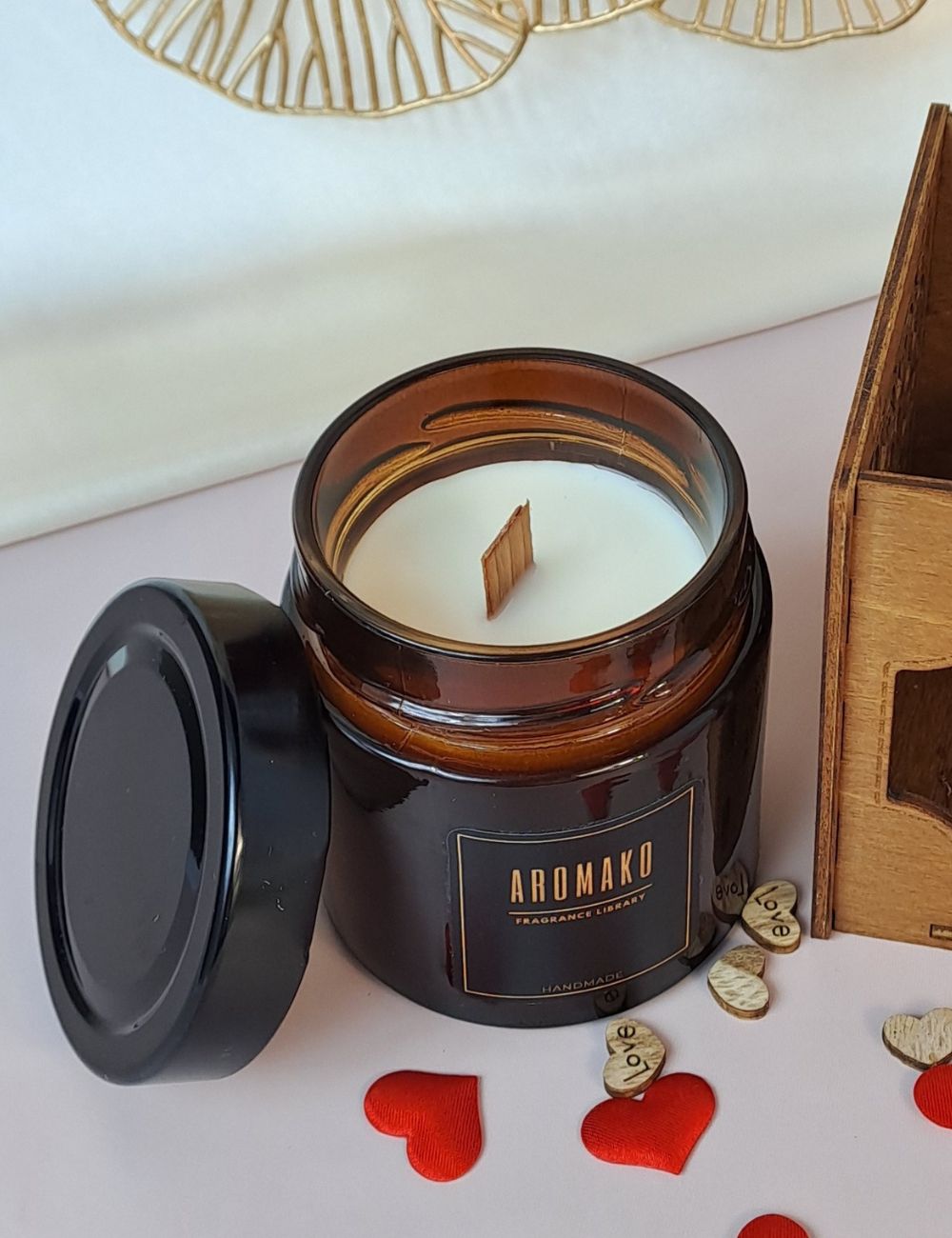 Аромасвеча AromaKo «Апельсин и корица», 200 г