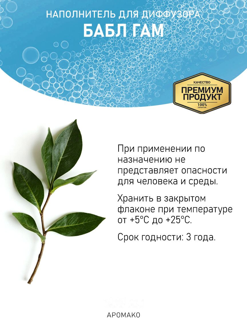 Рефил для аромадиффузора «Бабл Гам»