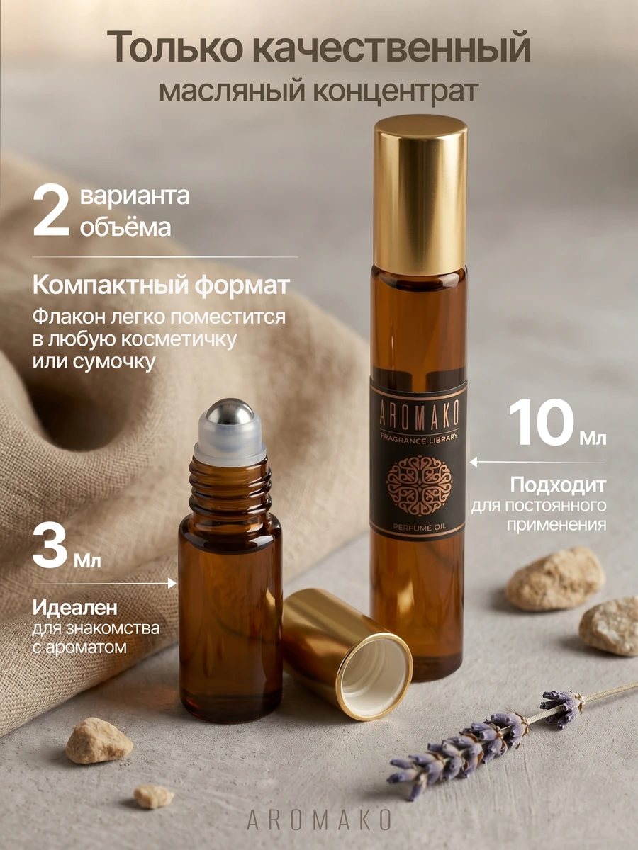 Масляные духи — по мотивам Black Opium, Yves Saint Laurent, 3 мл